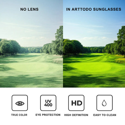 AlbatrossLane UV Polarized Golf Sunglasses