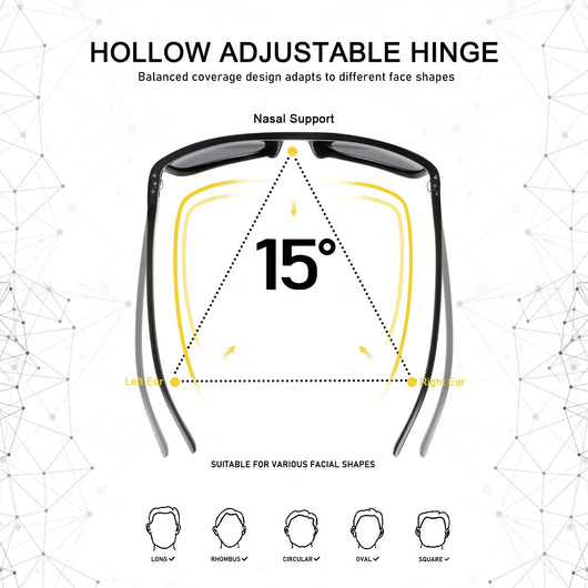 AlbatrossLane UV Polarized Golf Sunglasses